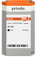 Prindo Tintenpatrone Schwarz PRIHPC8765EE 388 ~480 Seiten Prindo BASIC: DIE preiswerte Alternative,