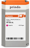 Prindo Tintenpatrone magenta PRIHPC2P25AE 935XL ~825 Seiten Prindo CLASSIC: DIE Alternative, Top Qua