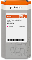 Prindo Tintenpatrone color PRIHPCC644EE 300XL ~420 Seiten Prindo BASIC: DIE preiswerte Alternative,