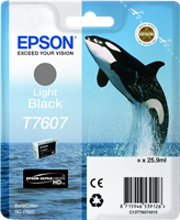 Epson Tintenpatrone schwarz (hell) C13T76074010 T7607 ~10000 Seiten 25.9ml UltraChrome HD